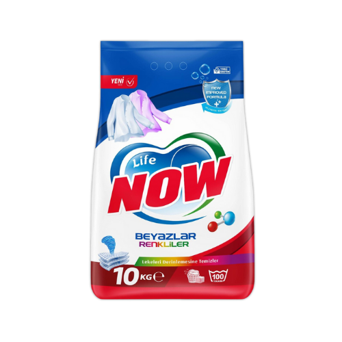 Life Now Toz Deterjan – Beyazlar ve Renkliler 10 KG
