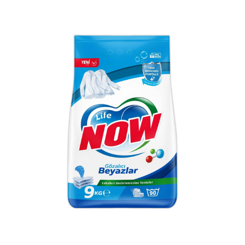 Life Now Toz Deterjan – Gözalıcı Beyazlar 9 KG